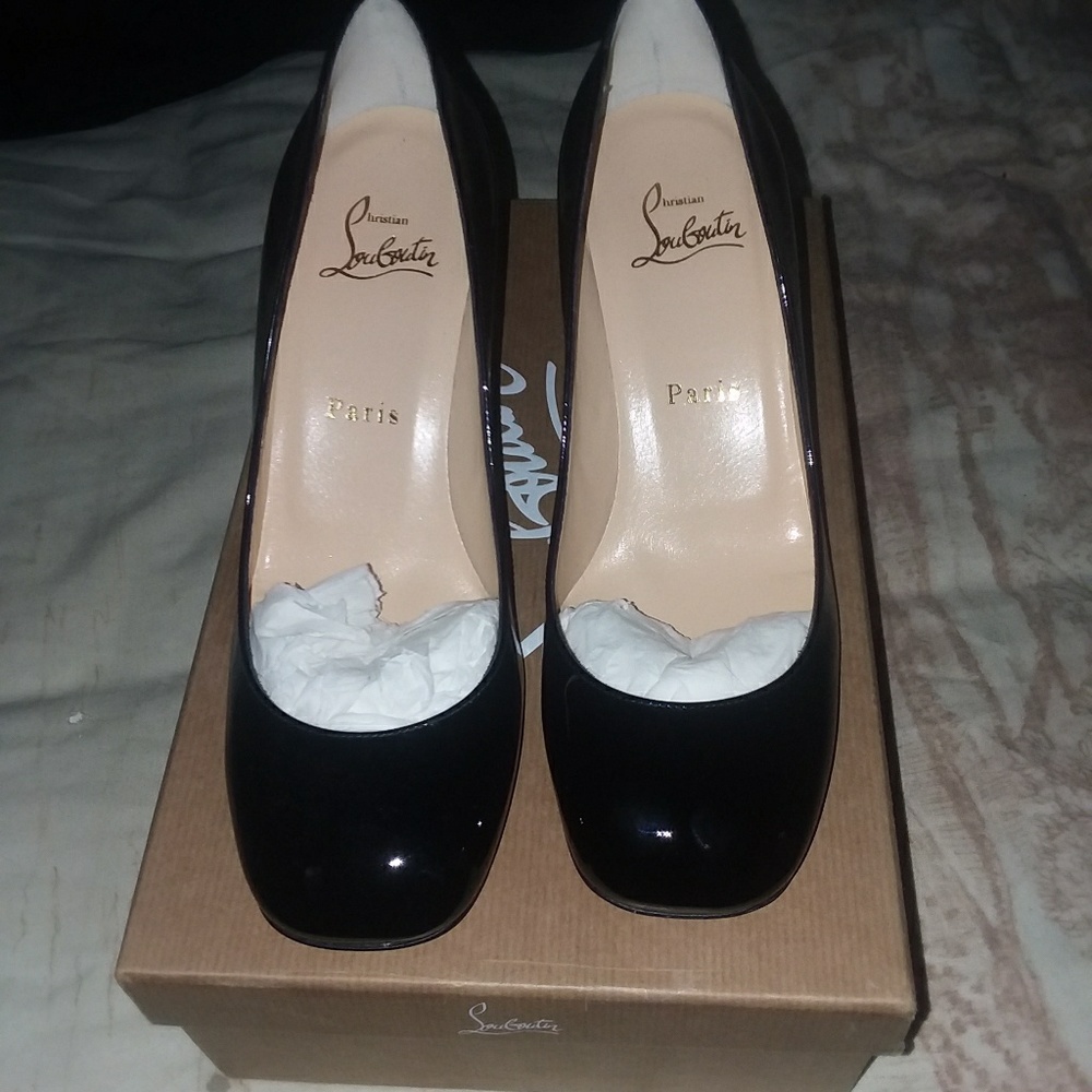 Christian Louboutin cadrilla patent pumps